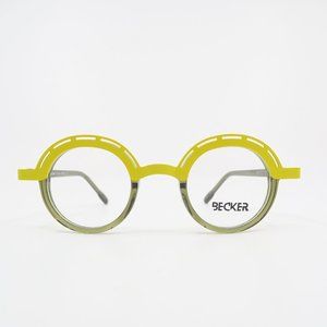 Becker MB 1176 C3 43mm Yellow-Brown Trendy Fashion New Eyeglasses Collection.